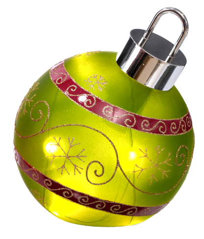 Holiday LED Orbs in Green