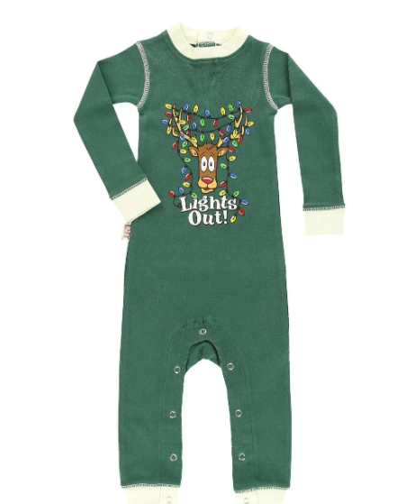 Lights Out Green Union Suit