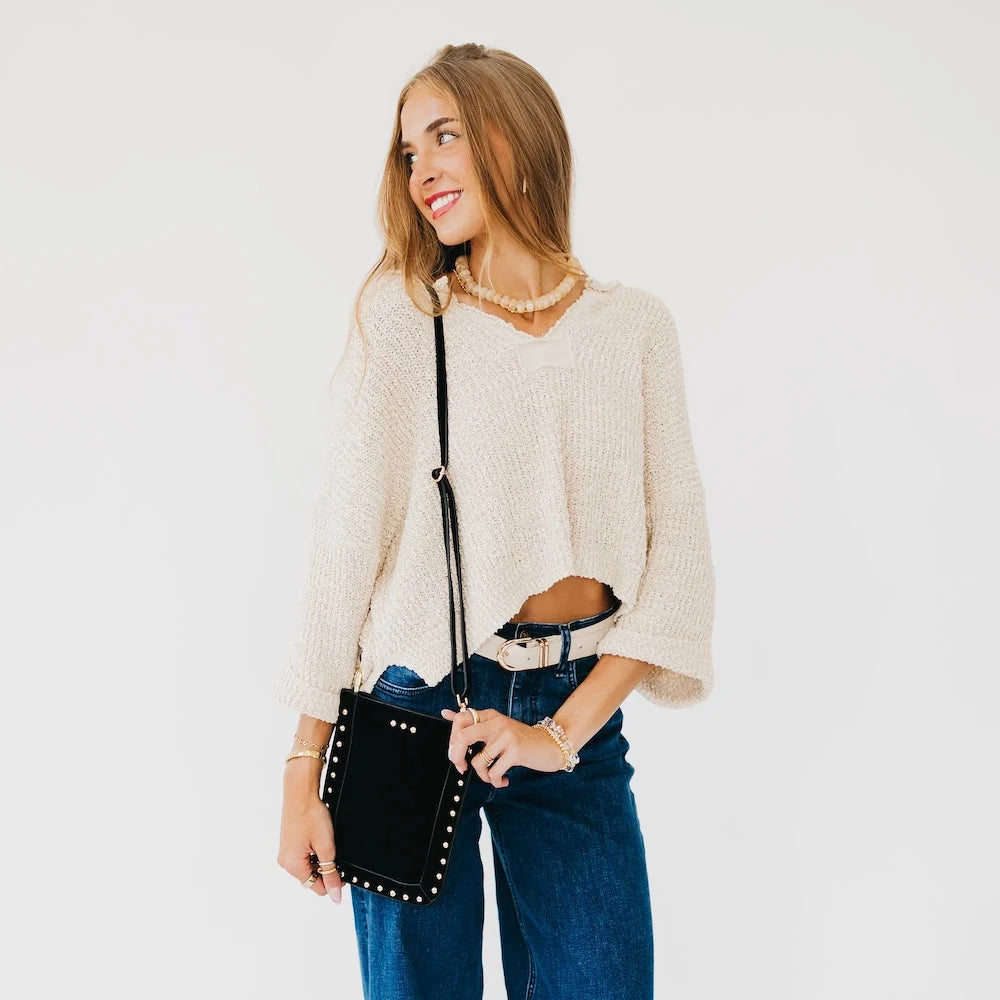 PREORDER- Shelby Suede Phone Bag