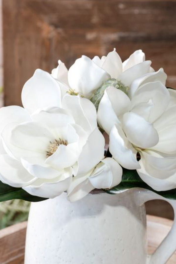 13" MAGNOLIA FLOWER BUNCH