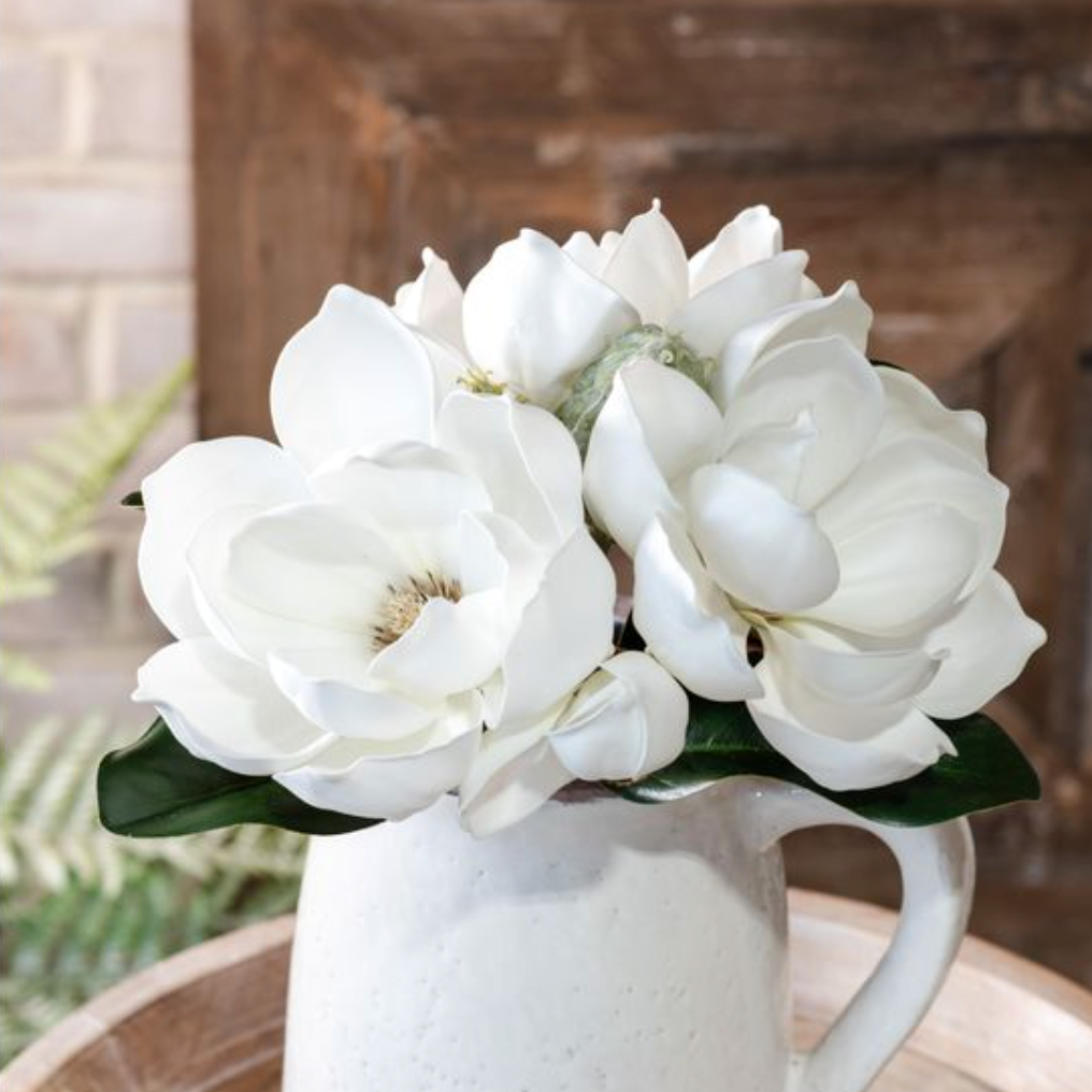 13" MAGNOLIA FLOWER BUNCH