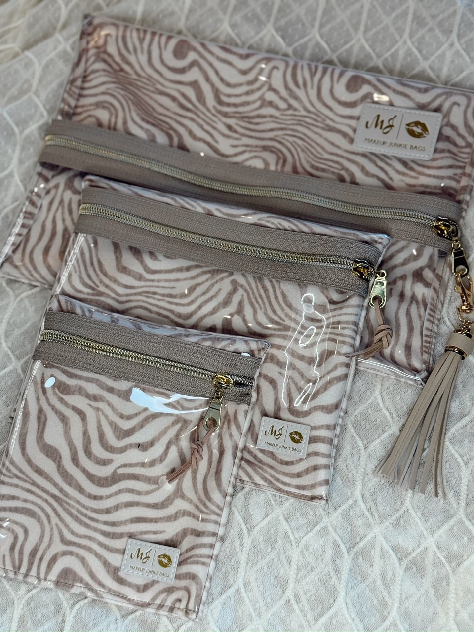 PREORDER- TMLL x Makeup Junkie - Tan Zebra