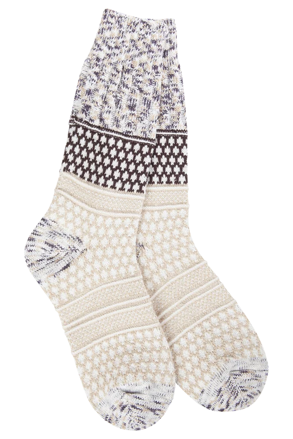 PREORDER- Gallery Textured Crew Socks - Multiple Colors