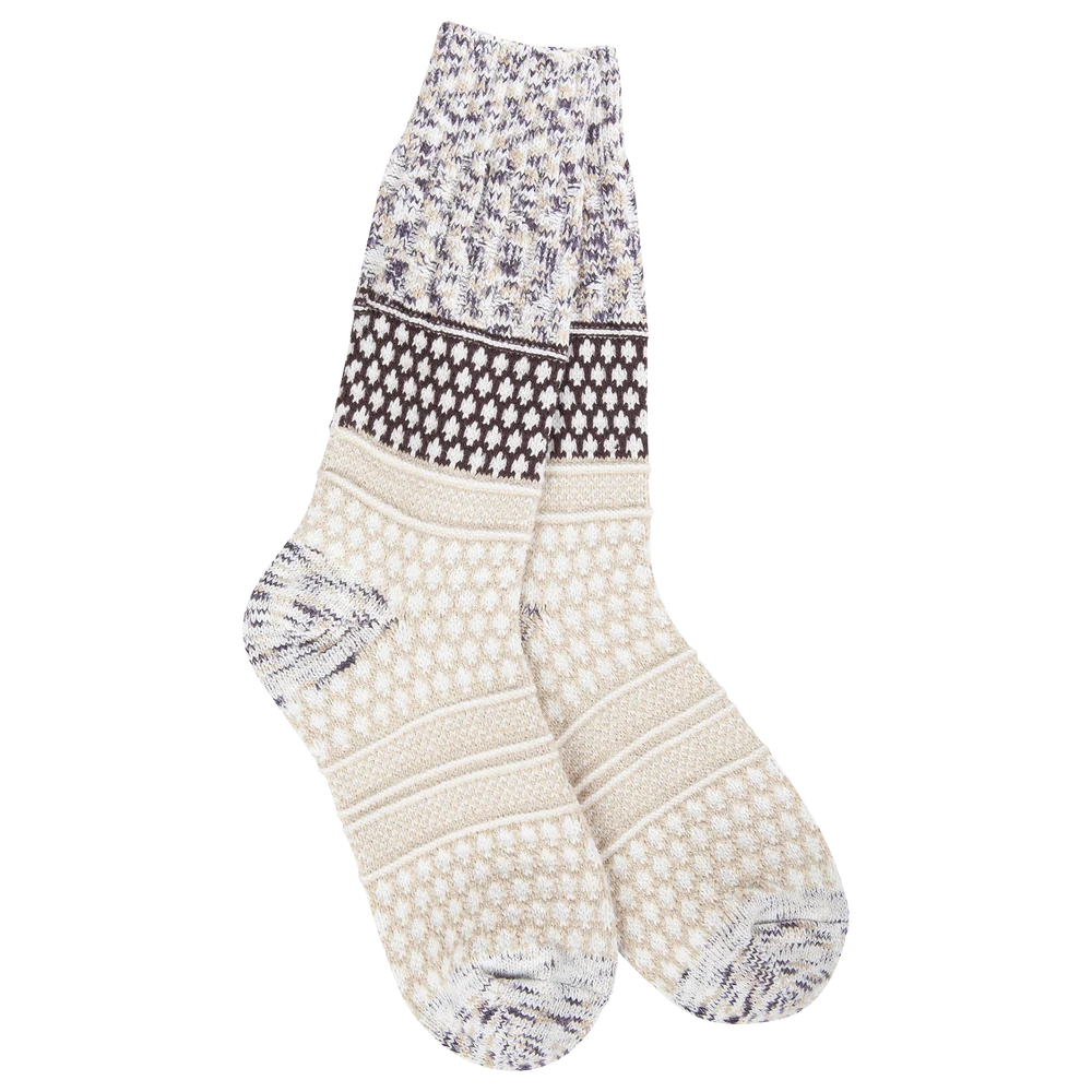 PREORDER- Gallery Textured Crew Socks - Multiple Colors