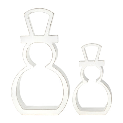 White Snowman Cutouts - Multiple Sizes