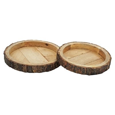 Round Wooden Tray-Multiple Sizes