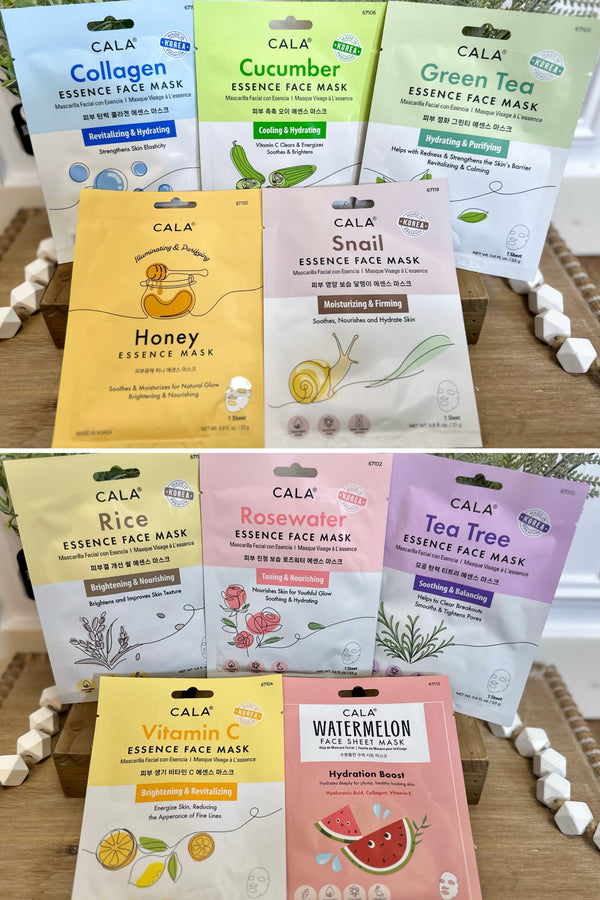 Cala Facial Sheet Masks - Multiple Varieties