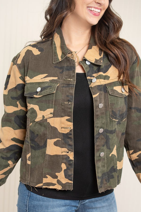 Invisible Touch Jacket - Olive/Taupe