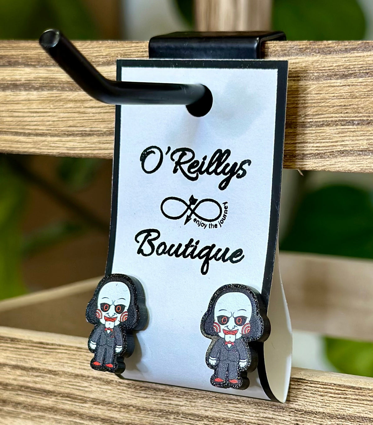 Horror Earrings in Saw