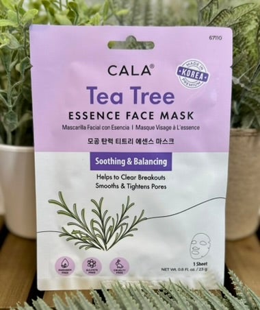 Cala Facial Sheet Masks in Tea Tree