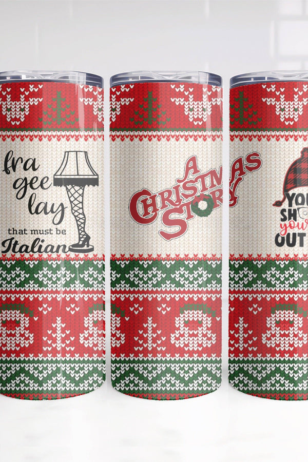 Christmas Story Sweater Tumbler