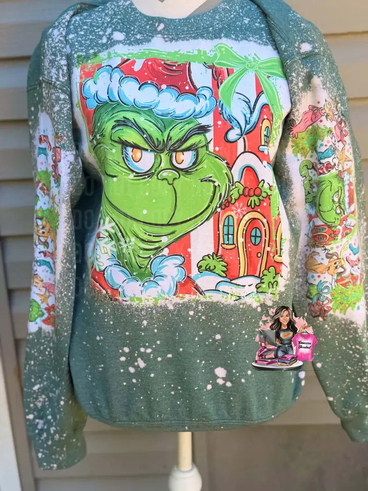 PREORDER- Grinchy Smile Sweatshirt
