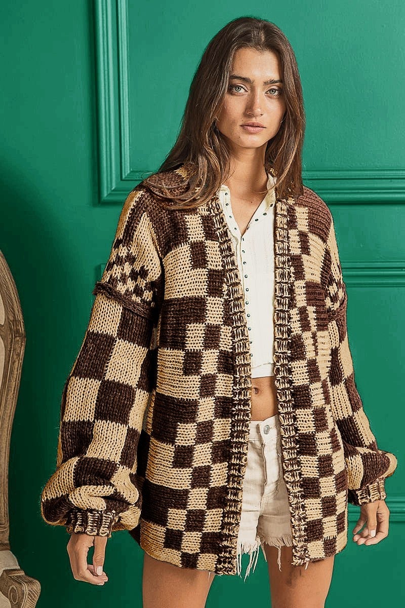 She Checks Out Cardigan
