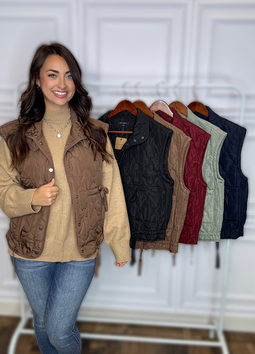 Puff ‘n’ Bows Puffer Vest - Multiple Colors *Final Sale*