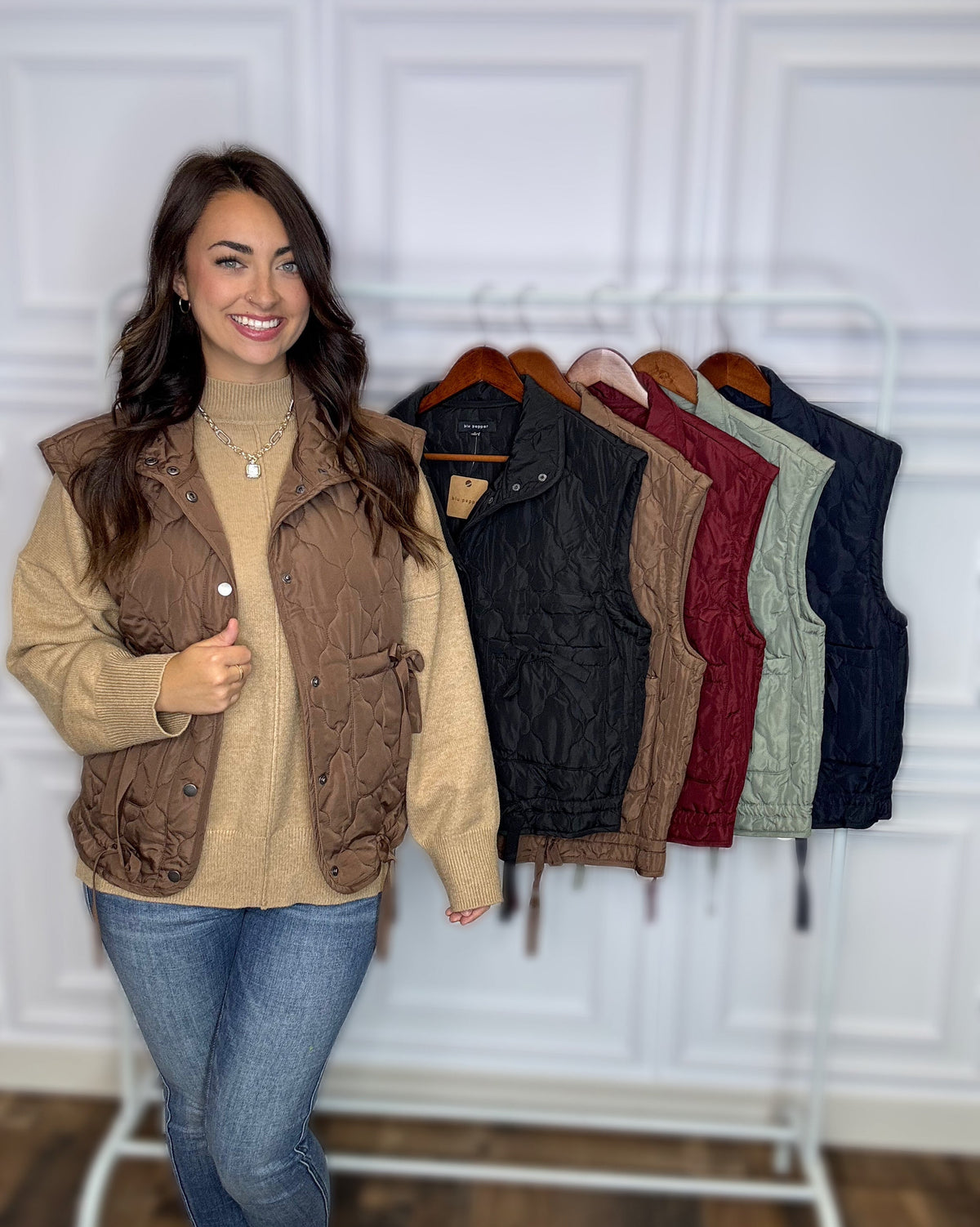 Puff ‘n’ Bows Puffer Vest - Multiple Colors *Final Sale*