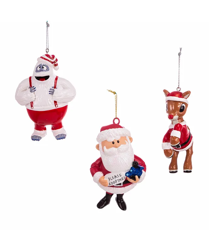 Rudolph The Red Nose Reindeer® Blow Mold Ornaments