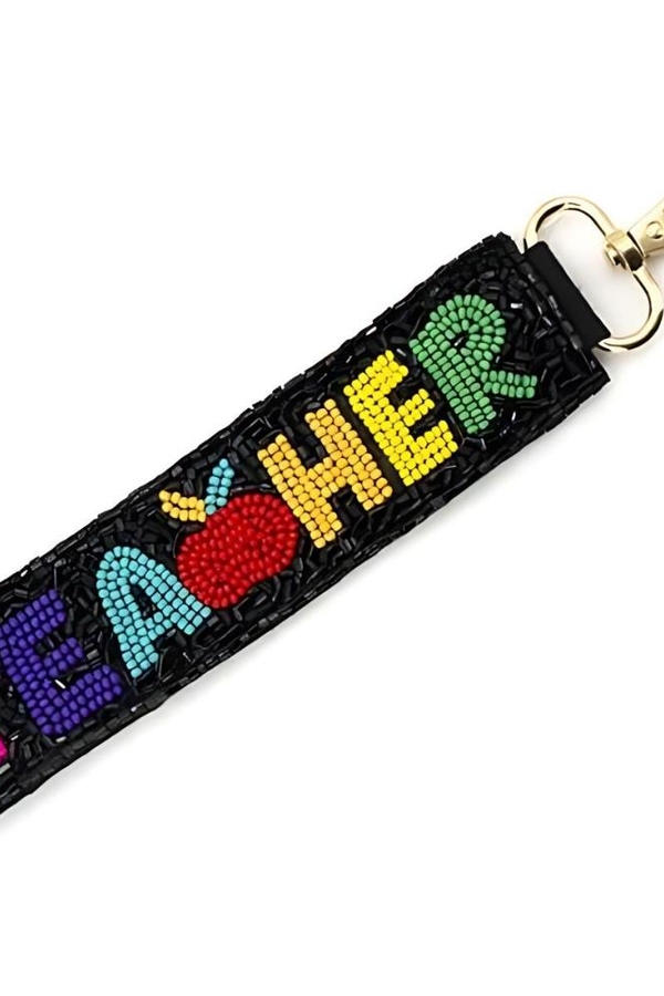 Teacher Mode Seed Bead Keychain