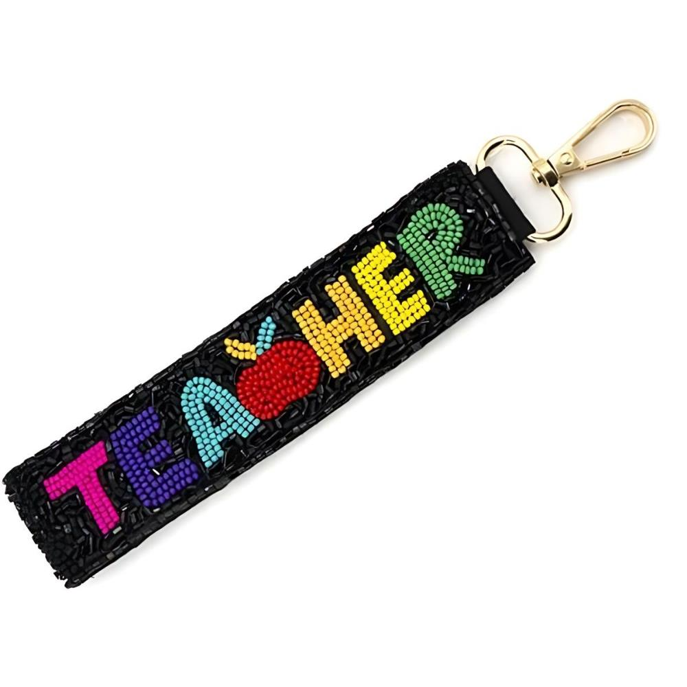 Teacher Mode Seed Bead Keychain