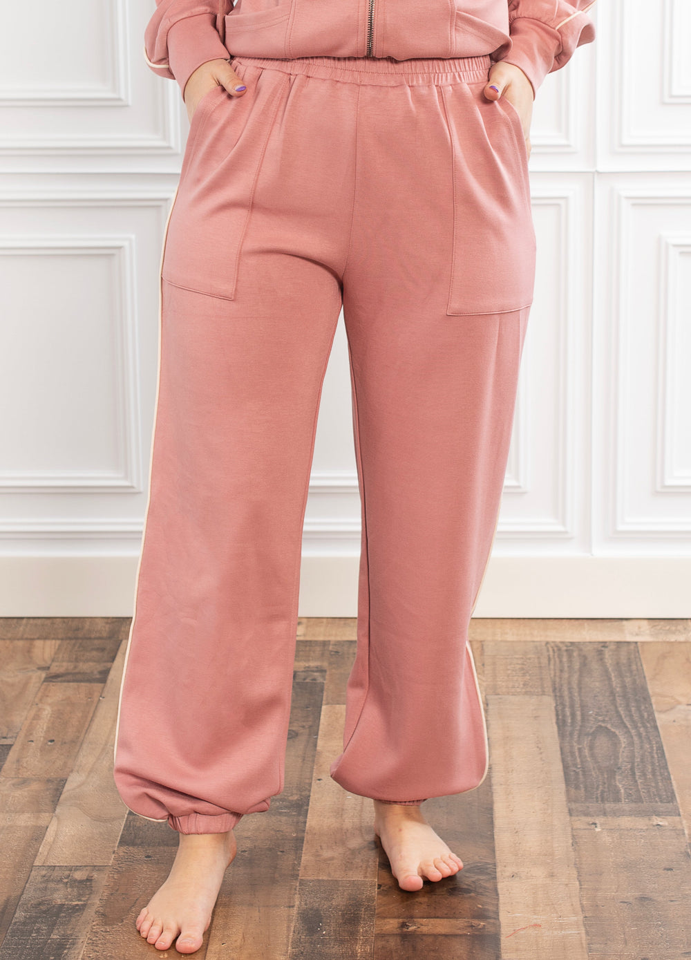 Say It All Mauve Joggers