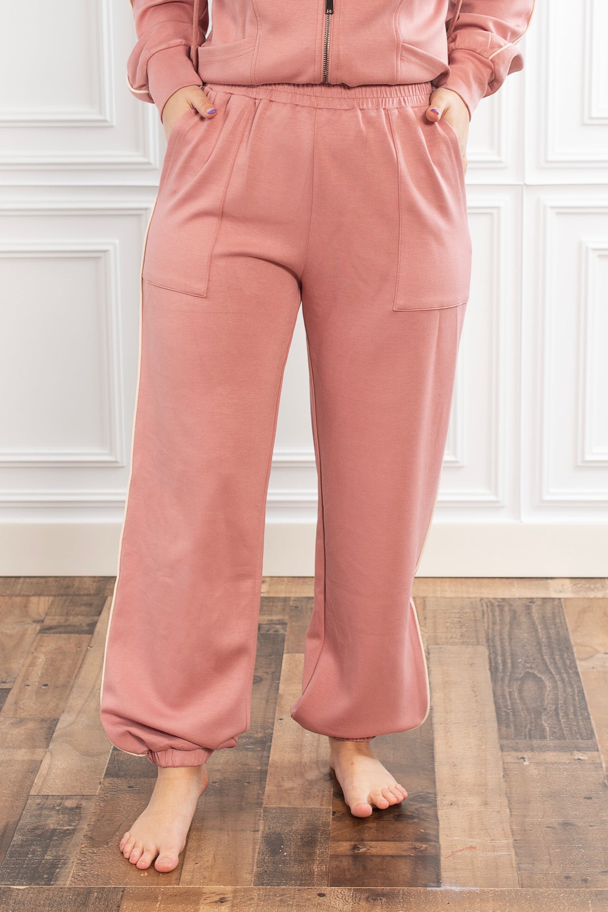 Say It All Mauve Joggers
