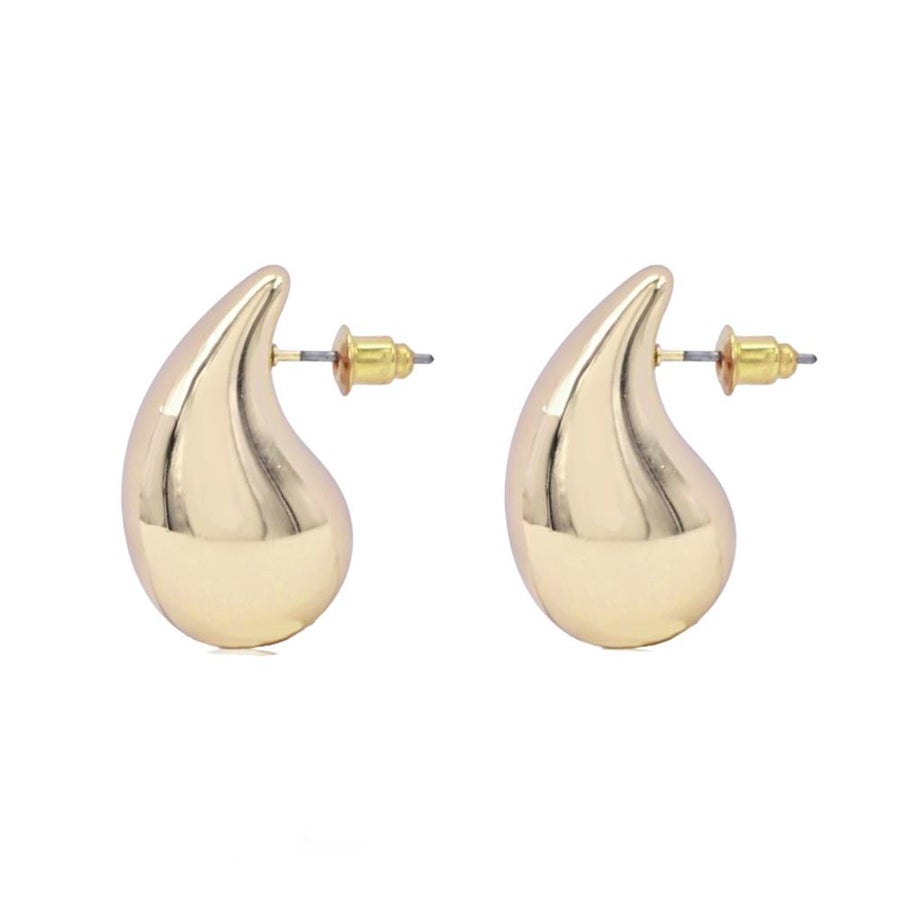 Metal Teardrop Earring