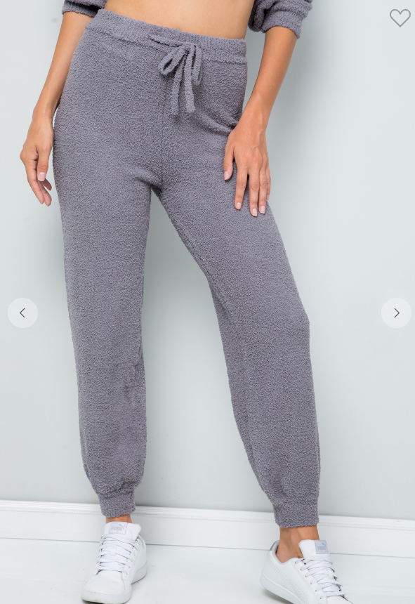 Cozy Teddy Joggers *Final Sale*