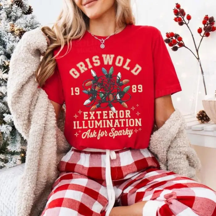 All Lit Up Christmas Long Sleeve Tee