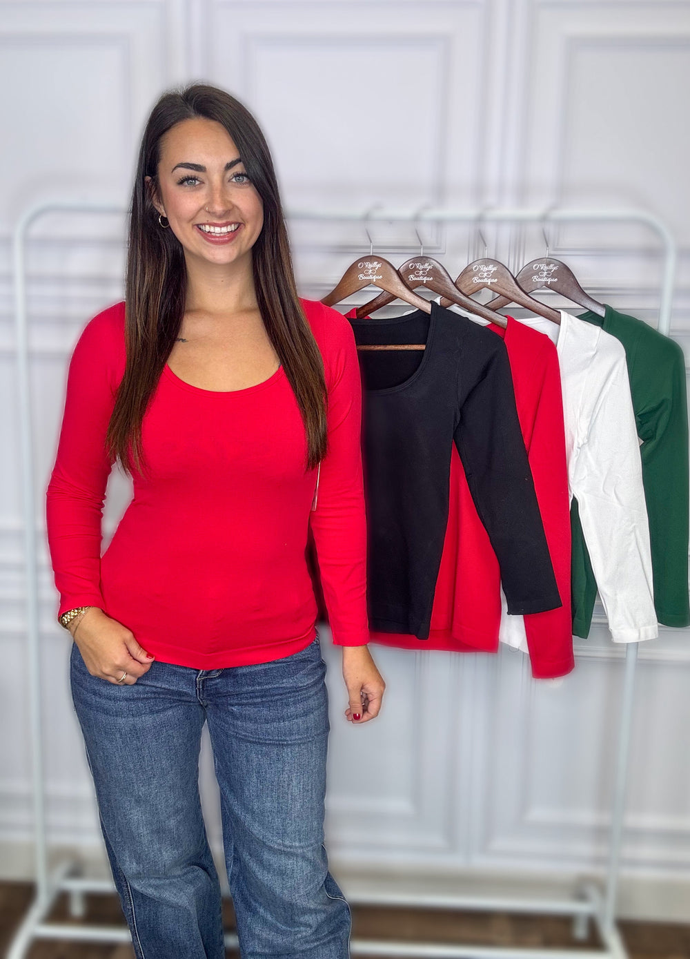 Seamless Sculpted Long Sleeve - Multiple Colors