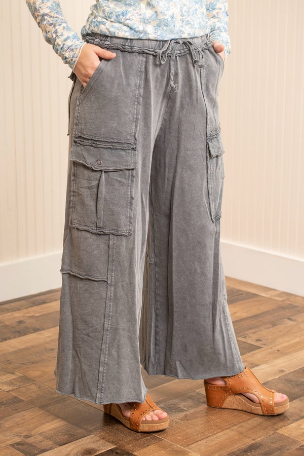 Feeling Good Pants- Faded Navy