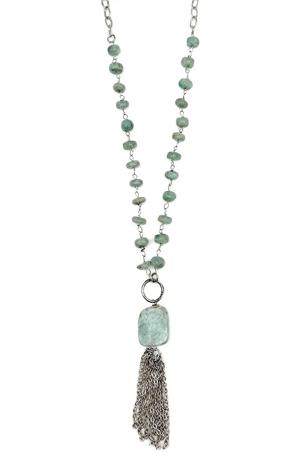 Willow Whisper Tassel Necklace