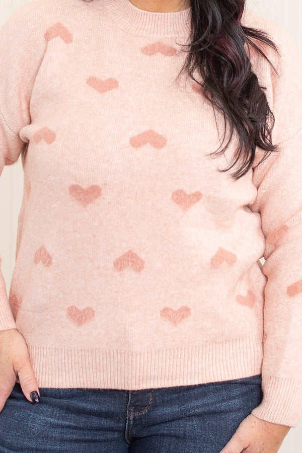 Coming Out Of My Shell Sweater - Pink