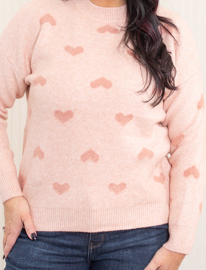 Coming Out Of My Shell Sweater - Pink