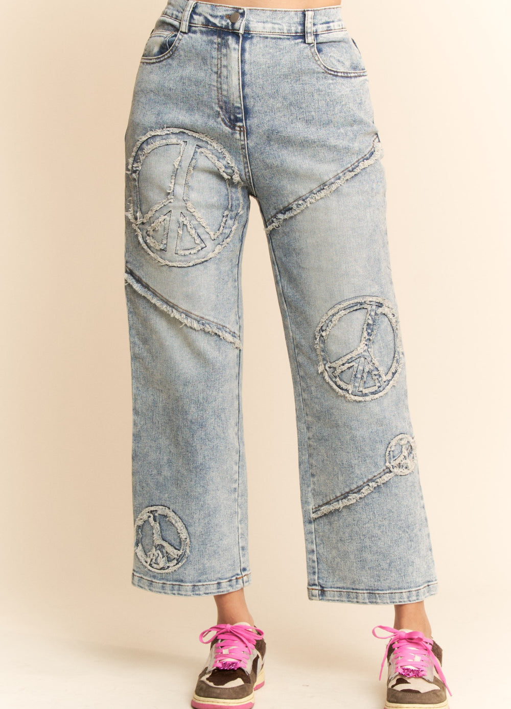 Peace Love & Harmony Denim Pants