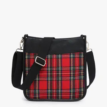 Posie Plaid Crossbody Bag
