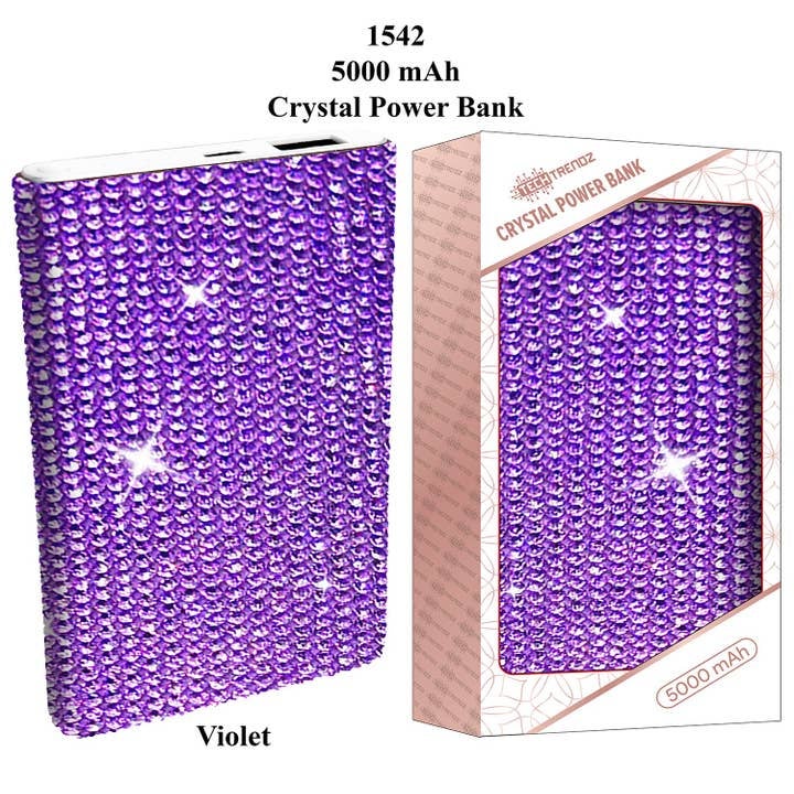 10,000 mAH Crystal Power Bank