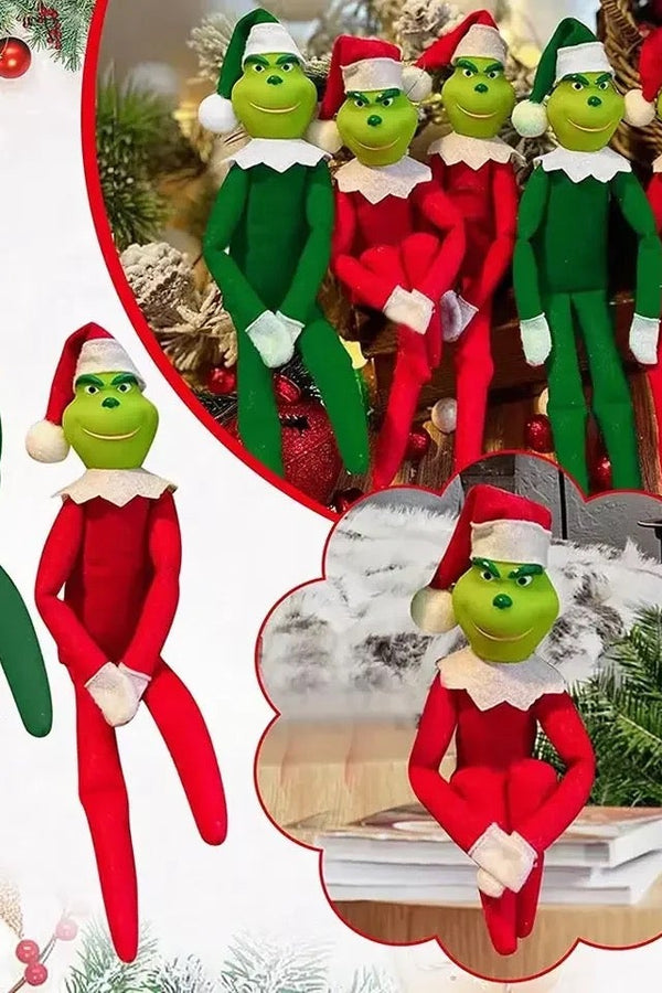 Grinch Elf on the Shelf