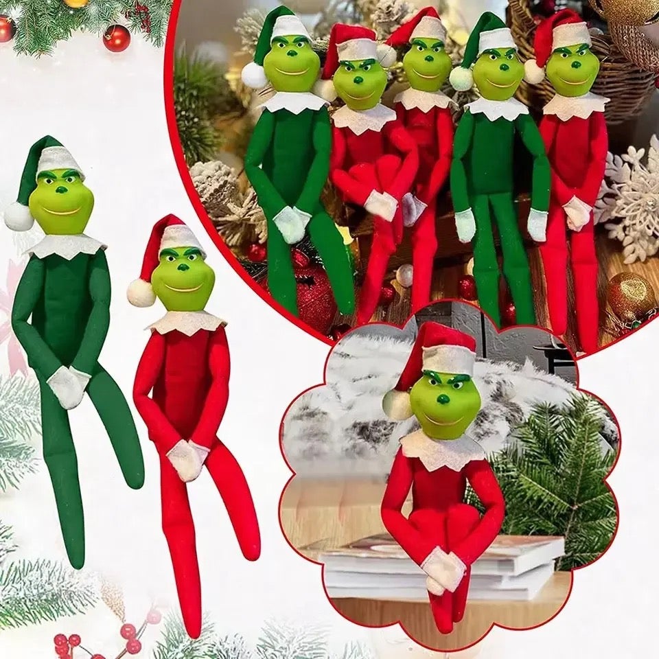 Grinch Elf on the Shelf