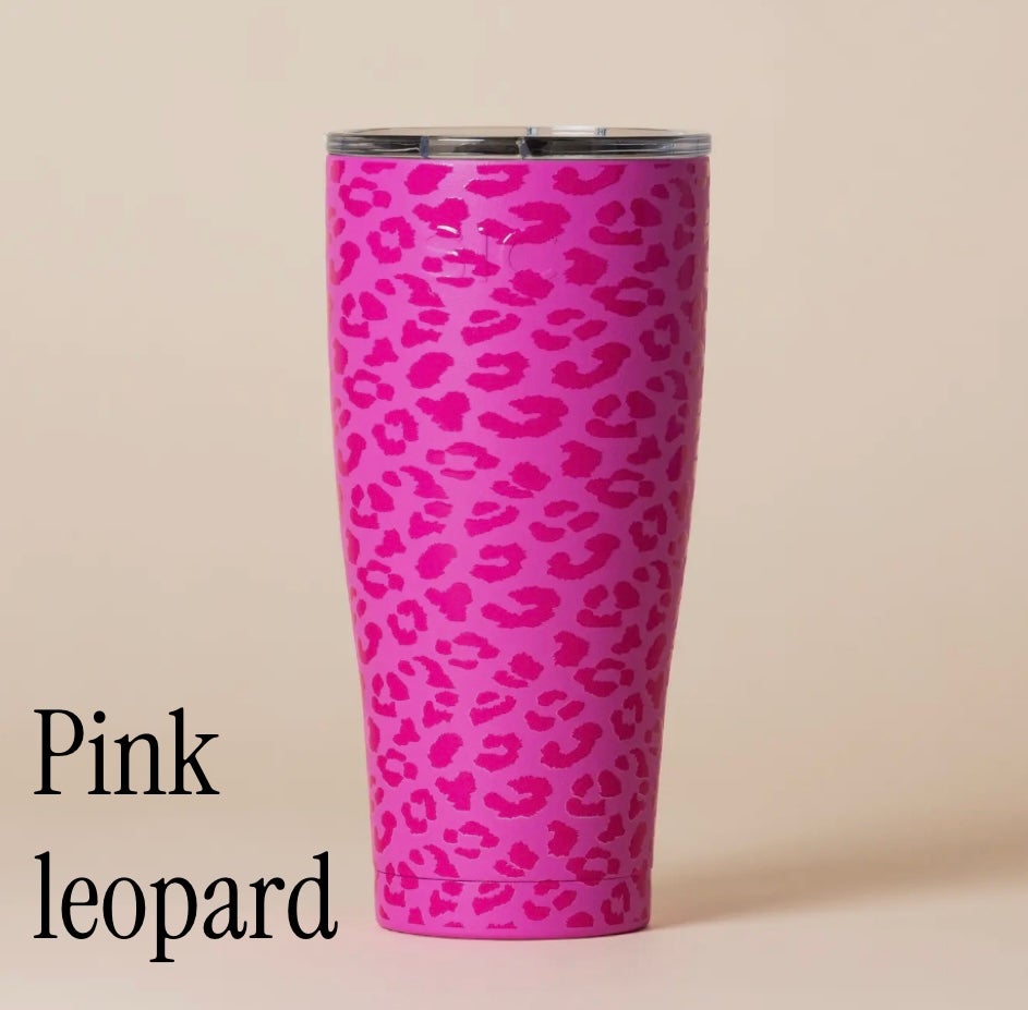 SIC 30oz. Hot/Cold Tumbler in Pink Leopard