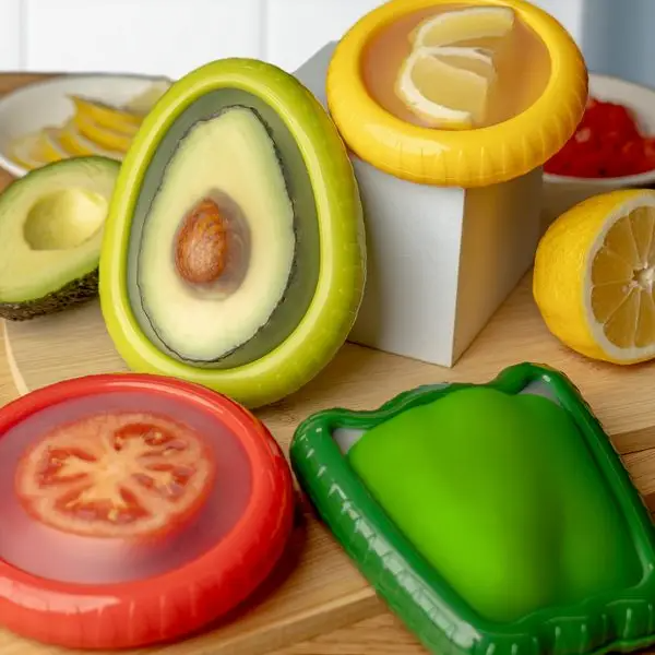 Silicone Produce Saver Pods - Multiple Colors