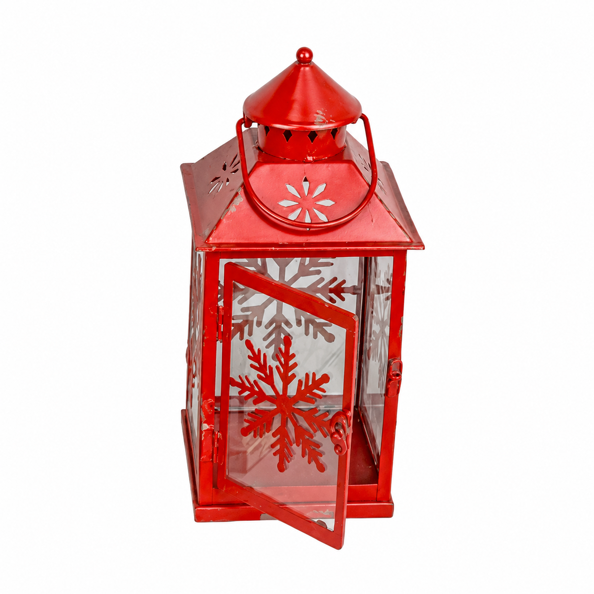Snowflake Silhouette Lantern - Multiple Sizes