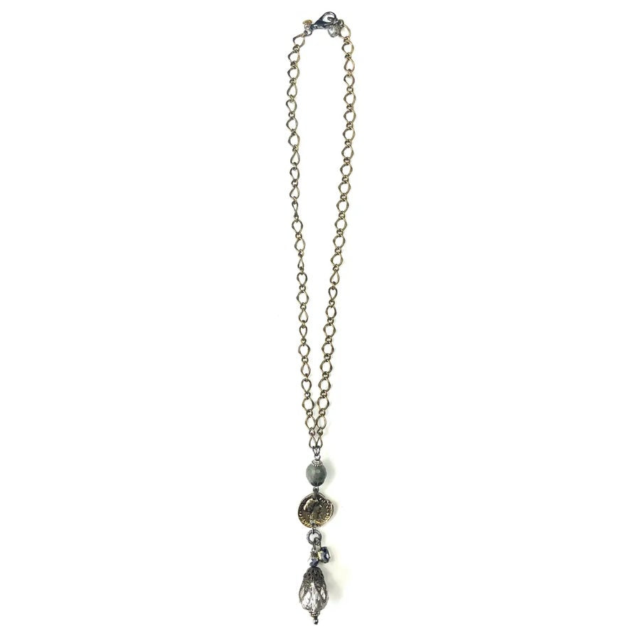 Lost & Found Twist Chain Pendant Necklace