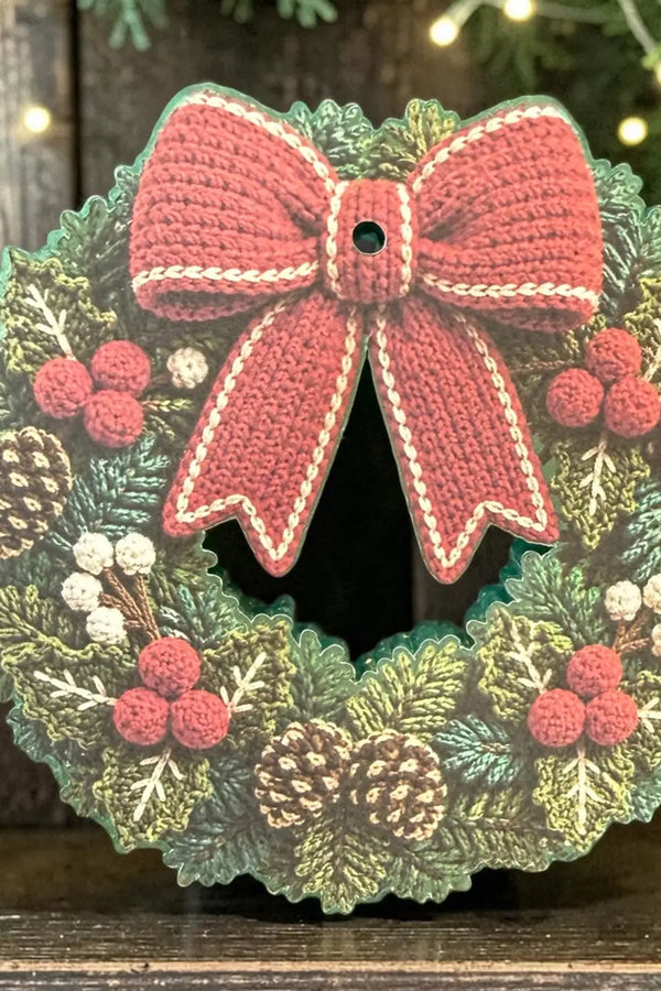 Holiday Wreath Freshie - Multiple Scents