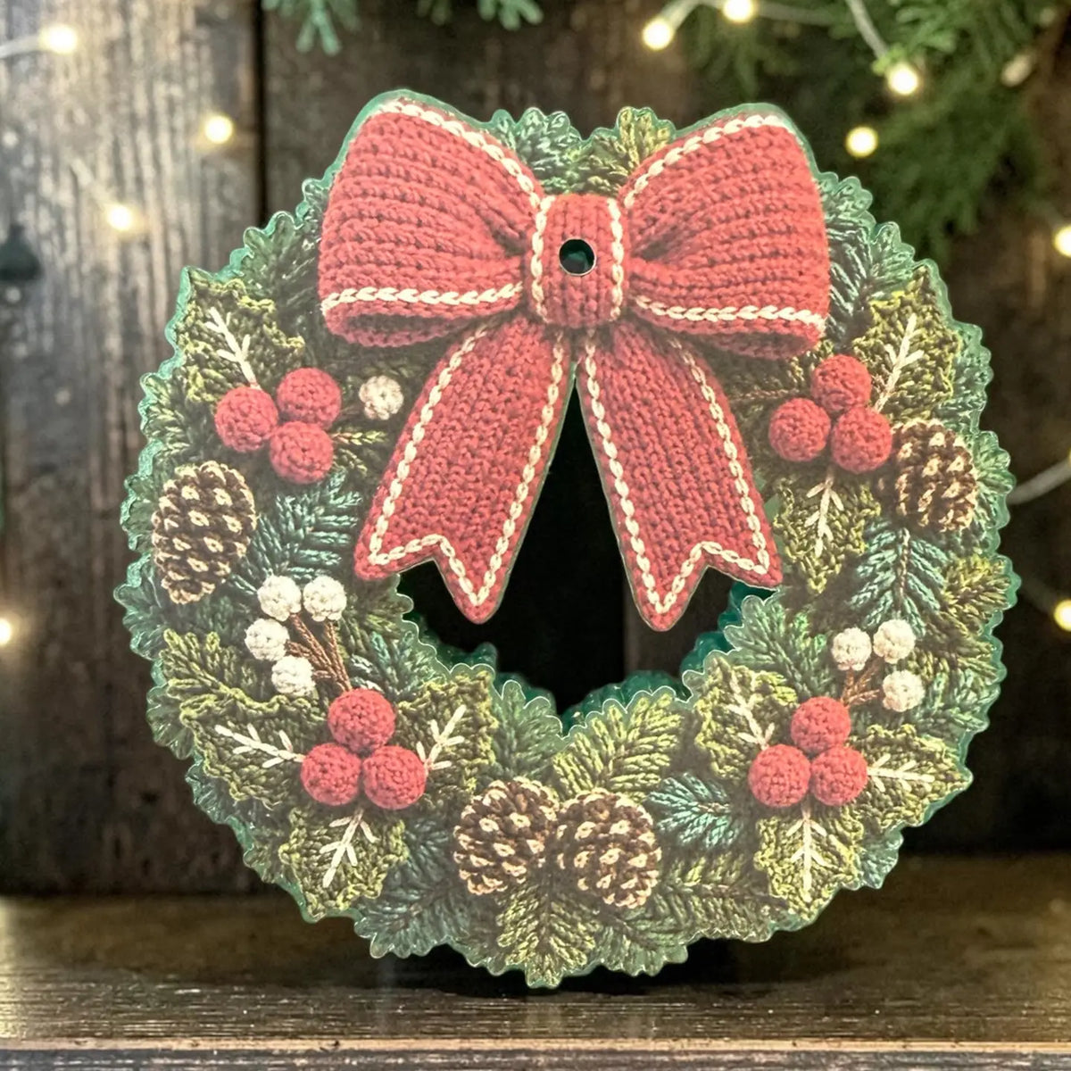 Holiday Wreath Freshie - Multiple Scents