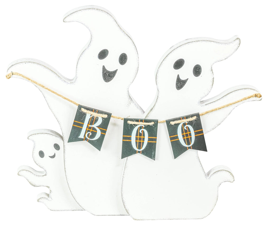 Boo Ghost Trio Tabletop Decor