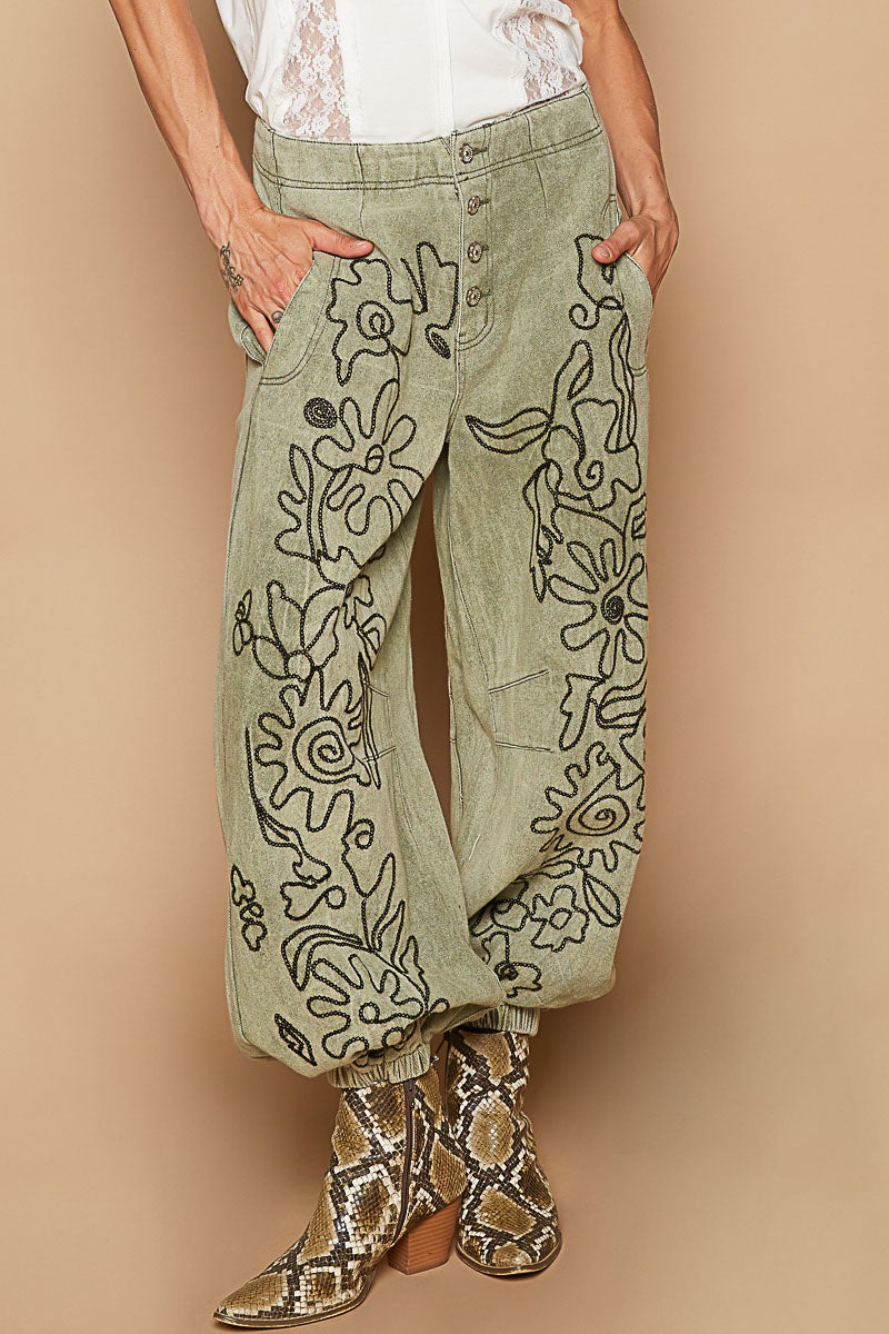 Doodle Stitch Pants