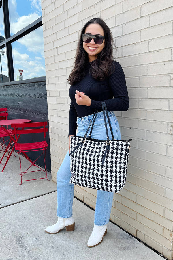 Ingrid Tote w/ Zipper Closure Jen & Co