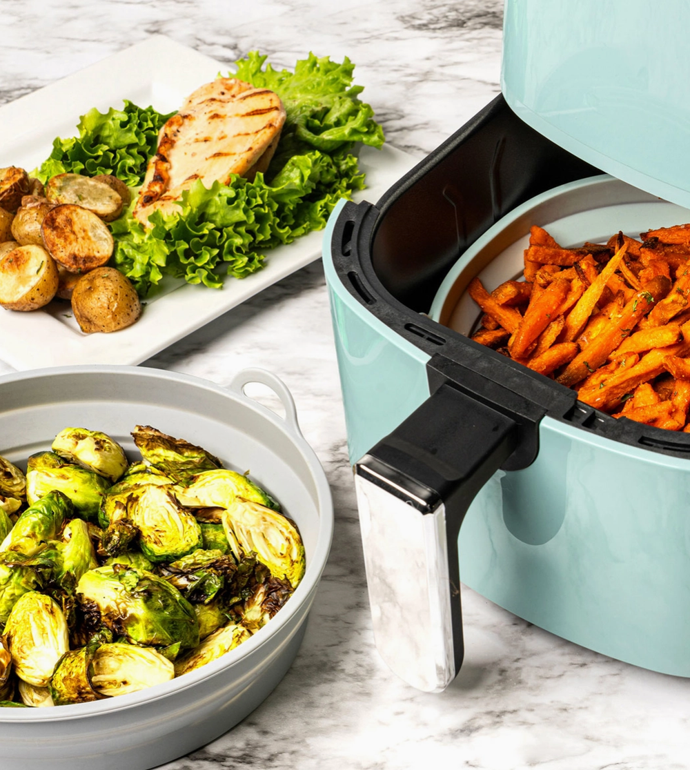 Krumbs Kitchen® Essentials Collapsible Silicone Air Fryer Basket