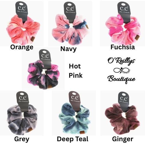 C.C. Tie Dye Ponytail Scrunchie *Final Sale*