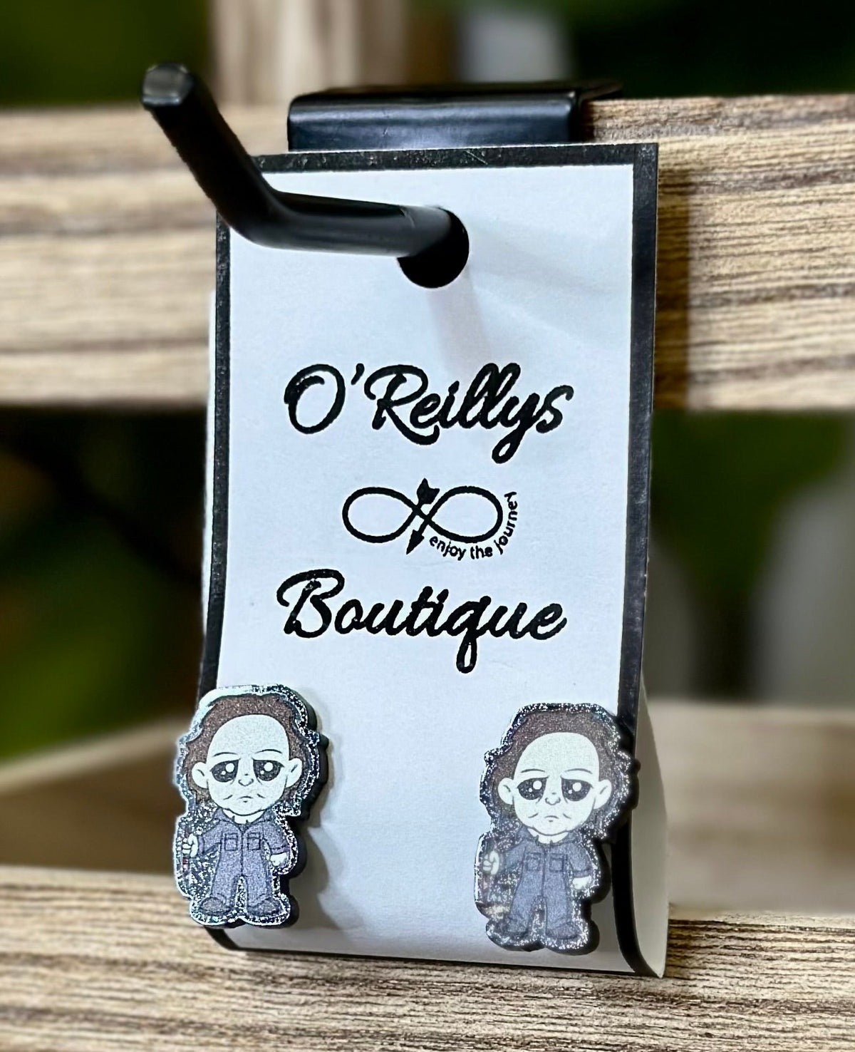 Horror Earrings in Michael Myers