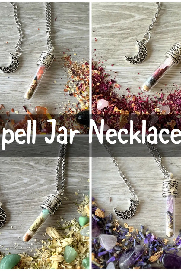 Spell Jar Necklace - 4 Varieties!